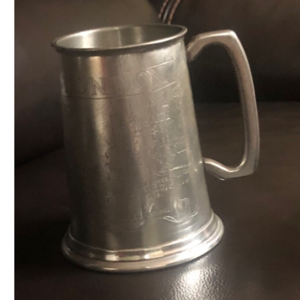 Engraved London Pewter Mug